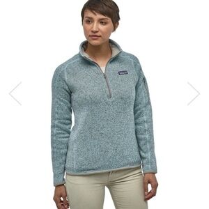 Patagonia Better Sweater Quarter Zip Women’s Small 
Sage Green Gorpcore Outdoor
